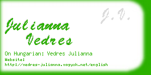 julianna vedres business card